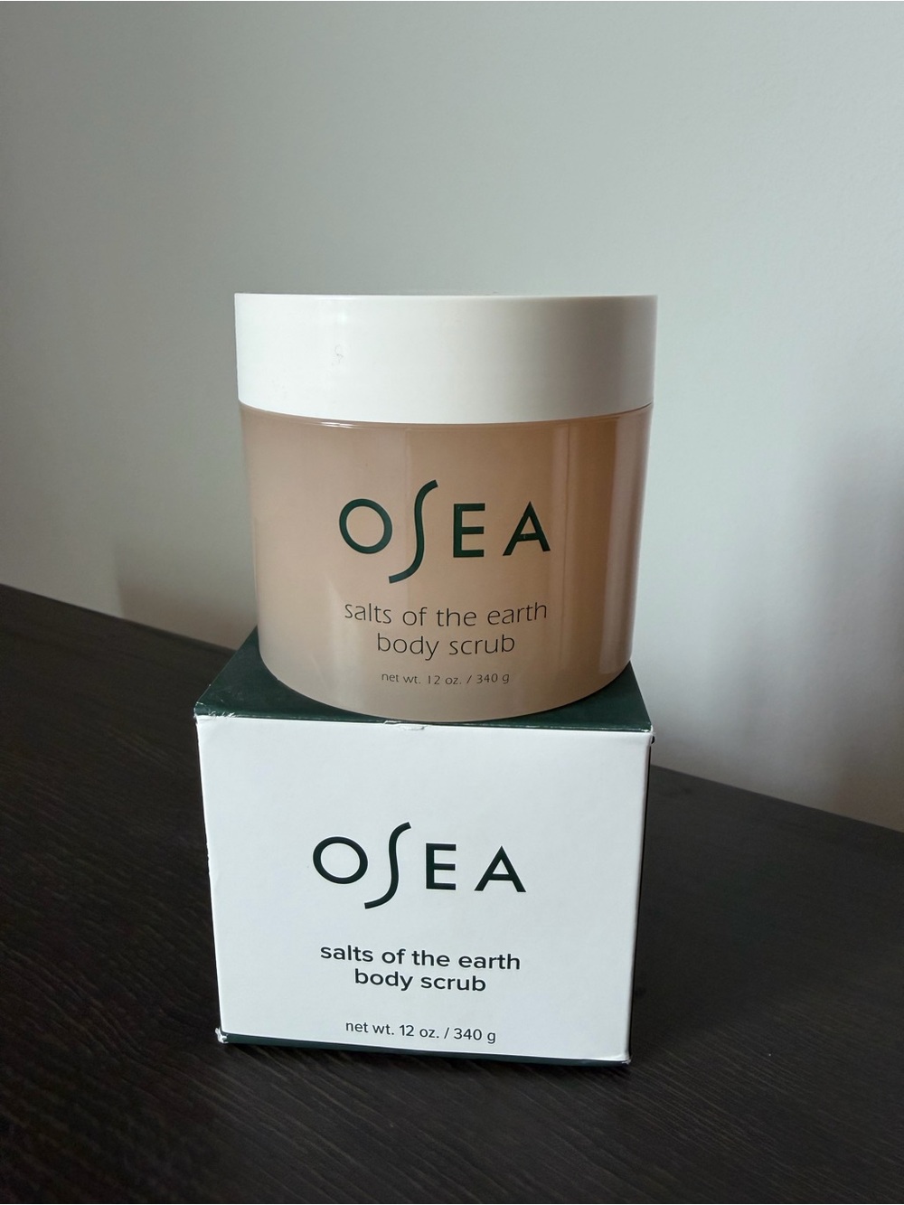 OSEA Salts of the Earth Body Scrub 12oz NEW